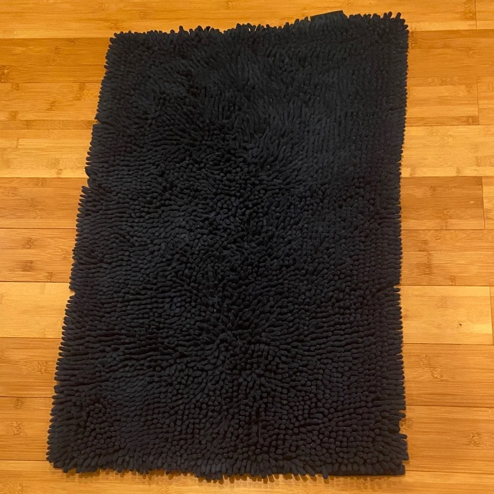 Navy Bath Mats